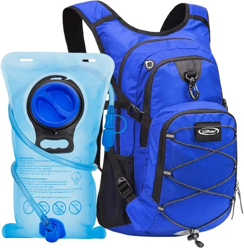 Miniatura 12 de Mochila de hidratación con vejiga de agua de 3 litros, mochila de hidratación aislada para correr, mochila de agua ligera para senderismo, ciclismo