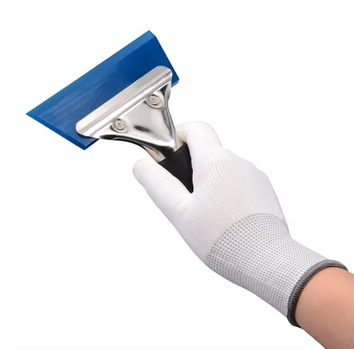 Miniatura 7 de EHDIS Guantes de trabajo blancos de nailon - Envoltura de vinilo antideslizante y guantes de trabajo de construcción de PC