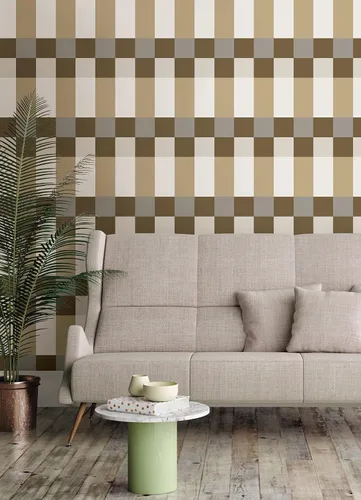 Miniatura 2 de RoomMates Emily Rayna Neutral Framework - Papel pintado para despegar y pegar, RMK12735PLW