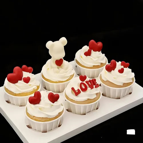 Miniatura 6 de Molde sexy de silicona para labios, molde para hornear de chocolate con forma de corazón para decoración de tartas de San Valentín, decoración