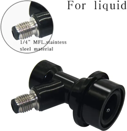 Miniatura 3 de PERA Juego de 2 pares de cerradura de bola MFL de gas y barril de cerveza líquido de desconexiones rápidas