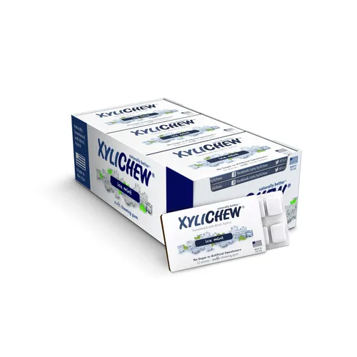 Miniatura 36 de Xylichew - Botes de goma de mascar 100% xilitol, sin OMG, gluten, aspartame y goma sin azúcar, cuidado bucal natural, alivia el mal aliento