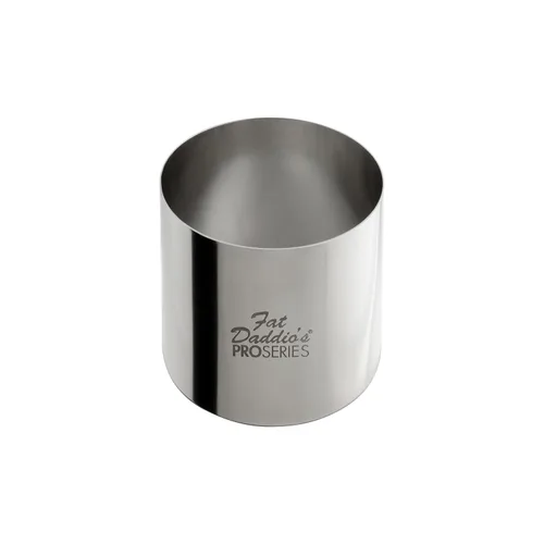 Miniatura 24 de Fat Daddio's Anillo redondo de acero inoxidable para pasteles y pastelería, 2 x 0.75 pulgadas