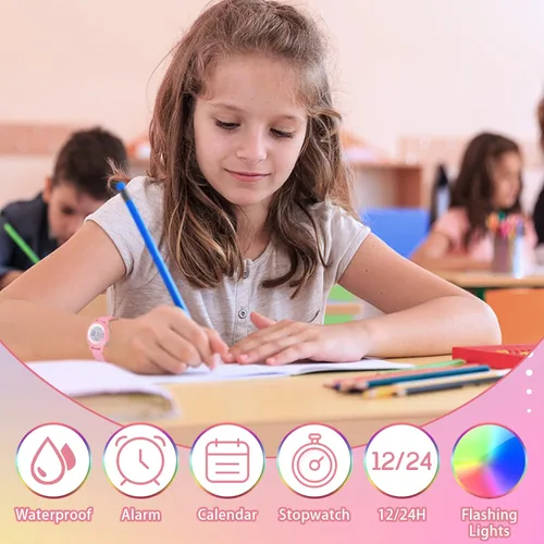 Miniatura 30 de Relojes para niñas y niños, relojes LED impermeables para niños - Los mejores regalos para niños