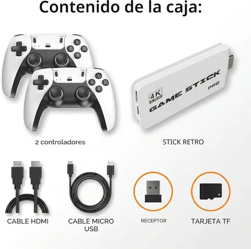 Miniatura 7 de Consola de juegos retro, emuladores de videojuegos clásicos Plug & Play con más de 39900 juegos integrados, 28 emuladores clásicos, conexión de TV