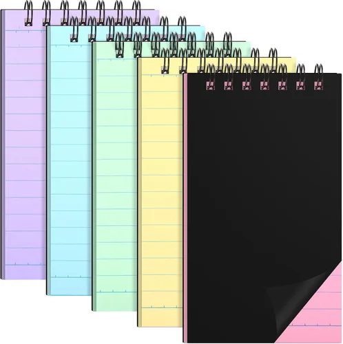 Miniatura 34 de Tenceur 100 piezas de cuadernos de bolsillo pequeños a granel, 3 x 5 pulgadas, cuadernos de notas en espiral mini con tapa superior, cuadernos