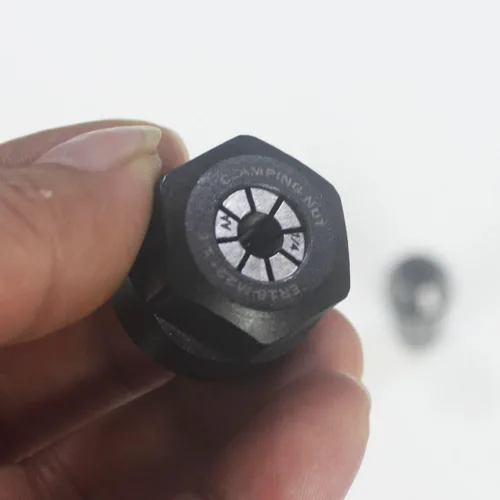 Miniatura 4 de ER16 Juego de tuercas de resorte – Mandriles de pinza ER de alta precisión (1/8", "1/4") con tuercas de sujeción para máquina de grabado CNC