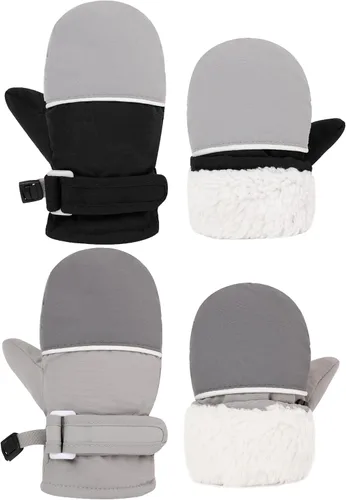 Miniatura 85 de Urban Virgin Guantes de invierno para bebés y niños pequeños, con forro polar, cálidos, impermeables, guantes de nieve para niños y niñas