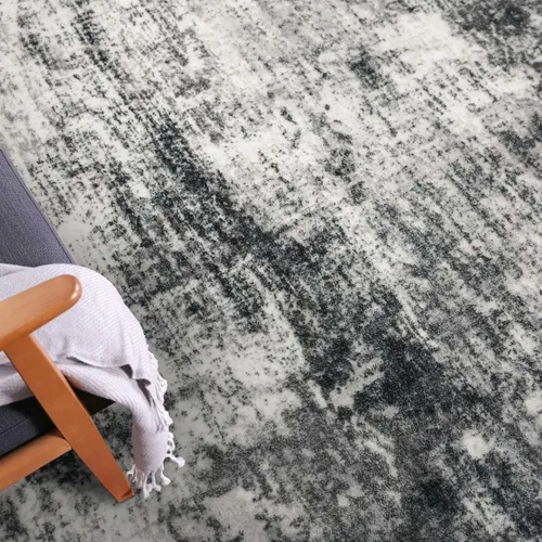 Miniatura 96 de IOHOUZE Alfombra abstracta lavable de 3 x 12 pies para pasillos, antideslizante para cocina, camino de entrada de lana sintética para interiores