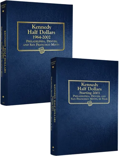 Miniatura 16 de Whitman US Kennedy Álbum de monedas de medio dólar 1964 - 2002 #9127