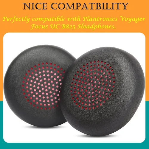 Miniatura 2 de Almohadillas para los oídos B825, almohadillas de repuesto compatibles con Plantronics Voyager Focus UC B825 /1&2 UC, Voyager 4210/4220 / BlackWire