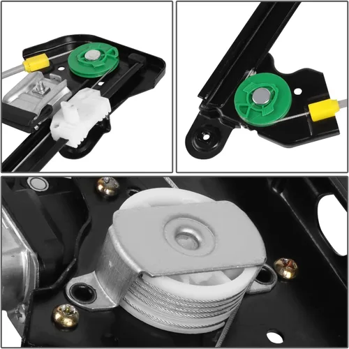 Miniatura 2 de DNA MOTORING Elevalunas eléctrico delantero izquierdo con conjunto de motor compatible con 04-08 F150 / Lobo, 06-08 Mark LT, Crew Cab/Standard Cab