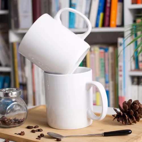Miniatura 5 de BYCNZB Juego de 2 tazas de café de cerámica súper grandes de 30 onzas (blanco)