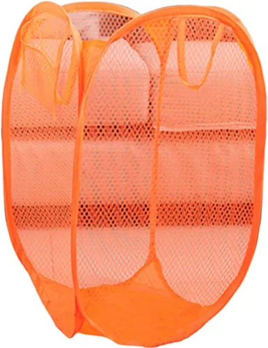 Miniatura 9 de Cesta de almacenamiento de malla rectangular pequeña plegable para ropa de bebé, organizador de armario, cubos de basura para habitación de niños