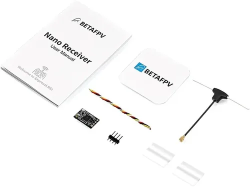 SPARKHOBBY BETA FPV ExpressLRS ELRS Nano 2.4GH z 915MHz Receptor IPEX Interfaz para Control Remoto FPV Drones Partes (Nano RX 2.4G 1PC)
