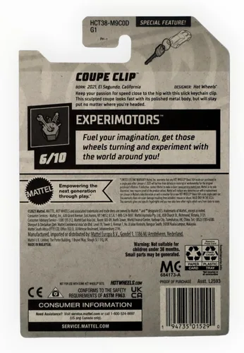 Miniatura 2 de Hot Wheels Clip Coupé, Experimotors 6/10 [Plata]
