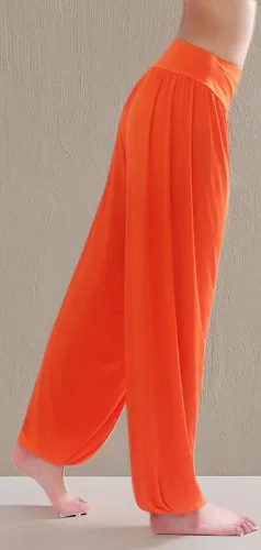 Miniatura 19 de Pantalones de algodón modal para mujer de AvaCostume, pantalones suaves para practicar yoga o deportes.