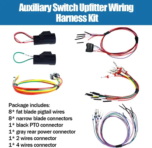 Miniatura 4 de CULMKARI Kit de arnés de cableado para interruptor auxiliar para Dodge Ram 3500 4500 5500 2015 2016 2017 2018 2018 Dodge Ram 3500 4500 5500