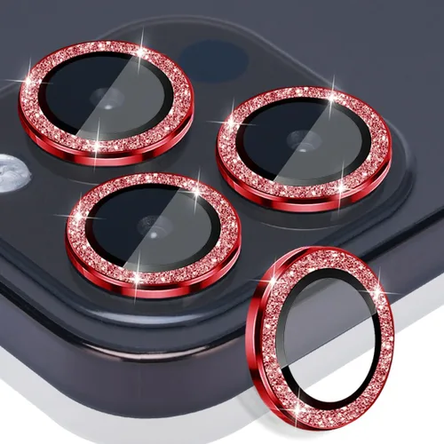Miniatura 21 de Protector de lente de cámara para iPhone 15 Pro Max, protector de lente de vidrio templado con anillo de aleación de aluminio, compatible con iPhone