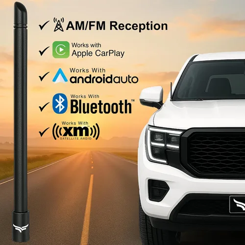 Miniatura 2 de EcoAuto Antena universal compatible con Toyota Tundra 2007-2013