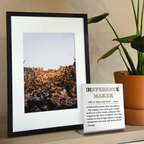 Miniatura 5 de Letrero de agradecimiento para mujeres, profesora, mentora, entrenadora, jefa, gerente, decoración inspiradora de escritorio, regalos de jubilación