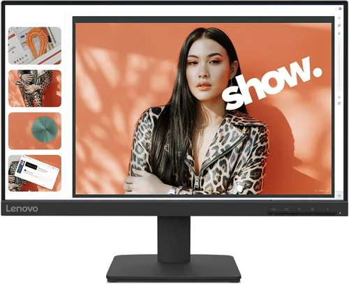 Monitor Lenovo L22-4e - Monitor de Oficina - Pantalla IPS FHD de 21.5" - Frecuencia de Actualización de 100Hz - MPRT de 4 ms - 99% sRGB - Negro