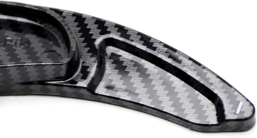 Miniatura 9 de iJDMTOY Extensiones de paleta grandes con acabado en negro brillante compatibles con Dodge Challenger Charger Durango, Grand Cherokee, 300/300C