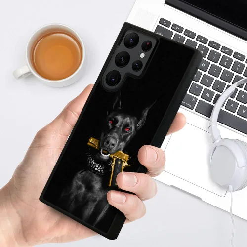 Miniatura 5 de Funda compatible con Samsung Galaxy S22 Ultra, funda protectora antideslizante y a prueba de golpes para hombres y mujeres, goma de silicona suave +
