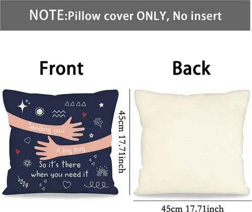 Miniatura 2 de Fundas de almohada decorativas de 18 x 18 pulgadas con ideas de regalos para familiares y amigos, regalos después de una cirugía, regalo