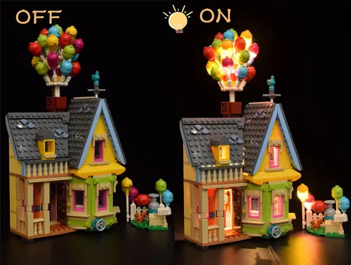 Miniatura 6 de LightGo Kit de iluminación LED diseñado para Lego 43217 'Up' House Building Set, no incluye modelo (versión remota)