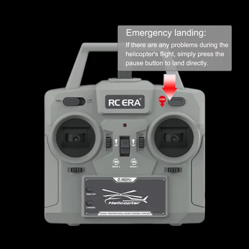 Miniatura 5 de Helicóptero de control remoto UH-1 de 12.402 in para adultos Expert 6CH C032 RC Heli Mantener la altitud Motor sin escobillas/Posicionamiento