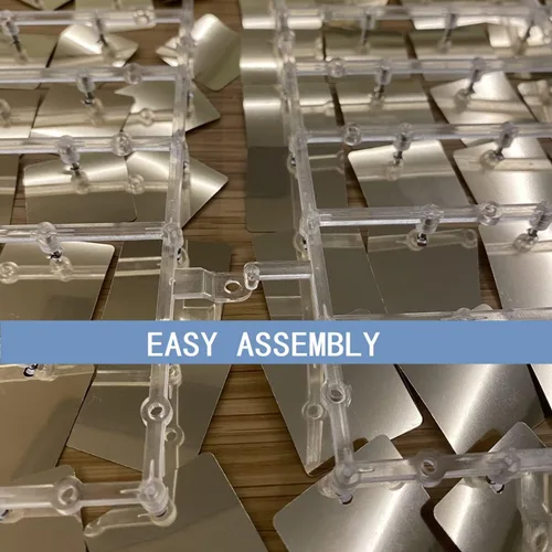 Miniatura 2 de Easy Setup - 24 paneles de fondo de pared brillantes de lentejuelas negras para decoración de fiestas para bodas, aniversarios, cumpleaños, Negro