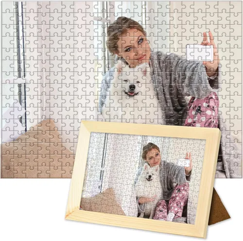 Miniatura 9 de ATOOZ Rompecabezas personalizados de 35 piezas, rompecabezas de madera personalizado de fotos, rompecabezas personalizado con imagen personalizada