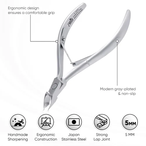 Miniatura 2 de Pinzas de cutícula – Cortador profesional de cutículas – Herramienta de acero inoxidable premium – Cortador de cutícula para recortar cutículas