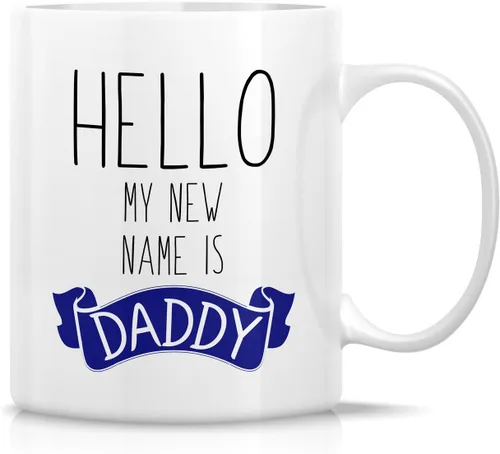 Miniatura 20 de Retreez - Taza divertida con texto en inglés "No. 1 Dad", 325 ml, tazas de cerámica, mensajes divertidos, sarcásticos, motivacionales, regalos