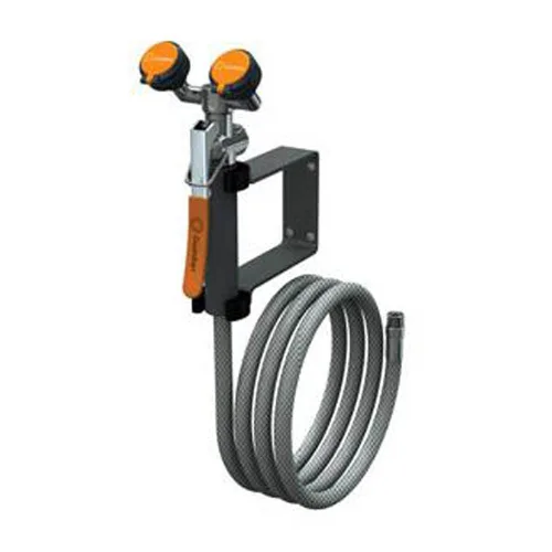 Guardian Equipment G5026 - Manguera para lavaojos/empapadores para montaje en pared con válvula de apertura por presión, talla única
