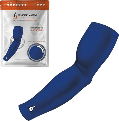 Miniatura 49 de B-Driven Sports Manga de Compresión Pro-Fit para Brazo - Deportes Atléticos Baloncesto, Fútbol, Sóftbol, Carrera, Juegos, - nan (1 unidad)
