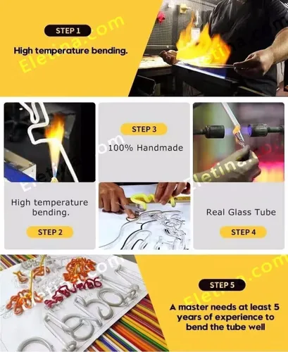 Miniatura 3 de Letrero de neón para hombre de 20 x 16 pulgadas, letrero de neón para bar, pub, cerveza, luces de neón, lámpara LED de neón de 20 x 16 pulgadas