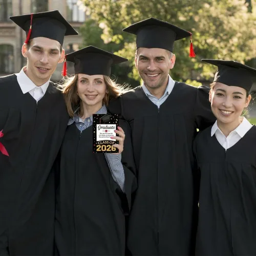 Miniatura 7 de D24TIME Tarjetas de graduación de clase de 2026 para él y ella, regalo de graduación feliz para hijo, hija, graduados de la escuela secundaria