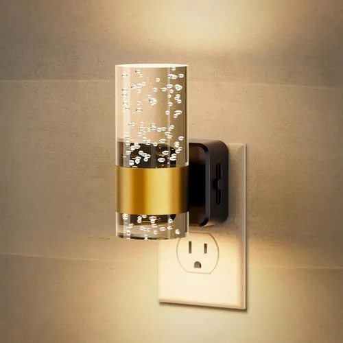 Miniatura 44 de JandCase Luz Nocturna de Vela, Luces Nocturnas que se Enchufan a la Pared, Blanco Suave 3000K, Brillo Ajustable 0-100LM, Sensor de Anochecer a