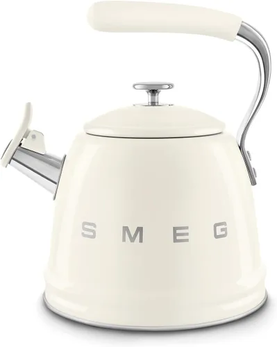 Miniatura 10 de Smeg Tetera silbante Retro para estufa – 2.4L (Negro)