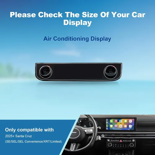 Miniatura 2 de 2 protectores de pantalla de CA Santa Cruz 2025 2026 para Hyundai Santa Cruz (SE/SEL/SEL Activity/XRT/Limited), accesorios de Santa Cruz 2025 2026