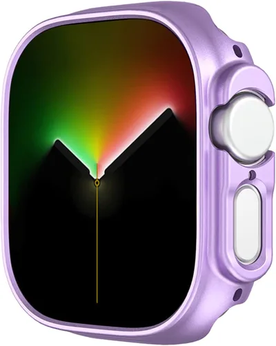 Miniatura 15 de Funda rígida de policarbonato compatible con Apple Watch Ultra 3/2/1 de 1.732 pulgadas, resistente a impactos, a prueba de golpes, con borde