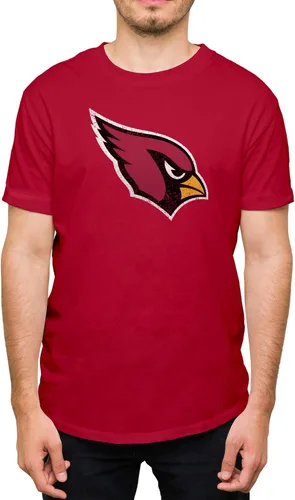 Hybrid Sports NFL - Distressed Team Logo - Officially Licensed Adult Short Sleeve Fan Tee for Men & Women