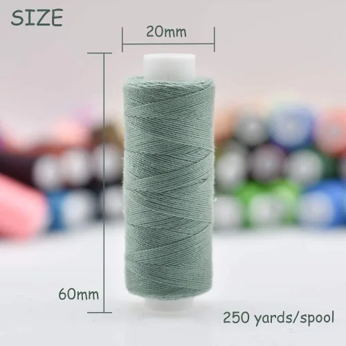 Miniatura 2 de Hilo de coser de 100 colores para máquina de coser y coser a mano de poliéster para coser a mano, bordado, máquina, acolchado y manualidades