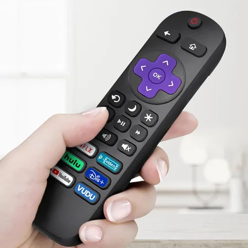Miniatura 3 de Paquete de 4 controles remotos de repuesto solo para Roku TV, compatible con todos los TCL Roku/Hisense Roku/Onn Roku/Sharp/Philips Roku