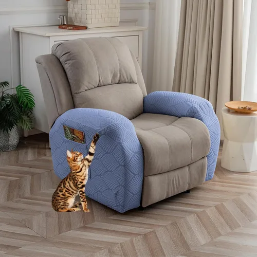 Miniatura 25 de Funda para Silla Reclinable 100% Impermeable, 1 Pieza Fundas Elásticas para Sofá Reclinable Lavables para Silla Reclinable para Mascotas, Perros