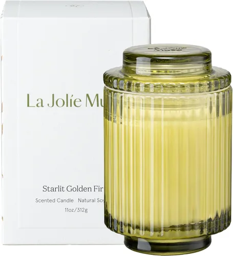 Miniatura 15 de LA JOLIE MUSE Vela perfumada de eucalipto y romero - vela de aromaterapia para relajación, cera de soja natural, velas en frasco de vidrio