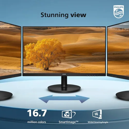 Miniatura 3 de Philips 221V8LB Monitor Full HD delgado de clase de 22 pulgadas (1920 x 1080), frecuencia de actualización de 100 Hz, VESA, HDMI x1, VGA x1, modo