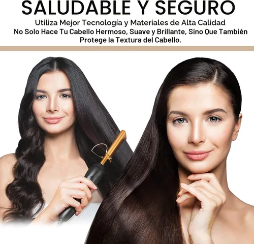 Miniatura 5 de NICEMOVIC Peine Alisador de Cabello con Calentamiento Cerámico - Cepillo de Prensado Caliente para Cabello Natural Negro, Barbas Postizas y Rizado 1